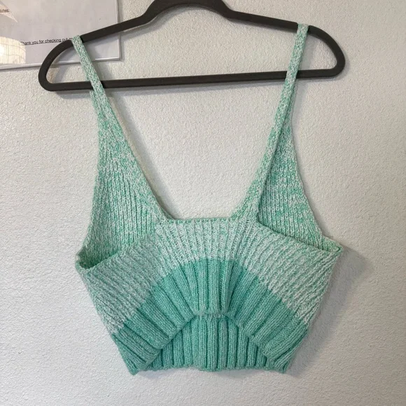 Free People Here All‎ Day Brami Tank Top Large Mermaidcore Dainty Boho Festival - Picture 4 of 6